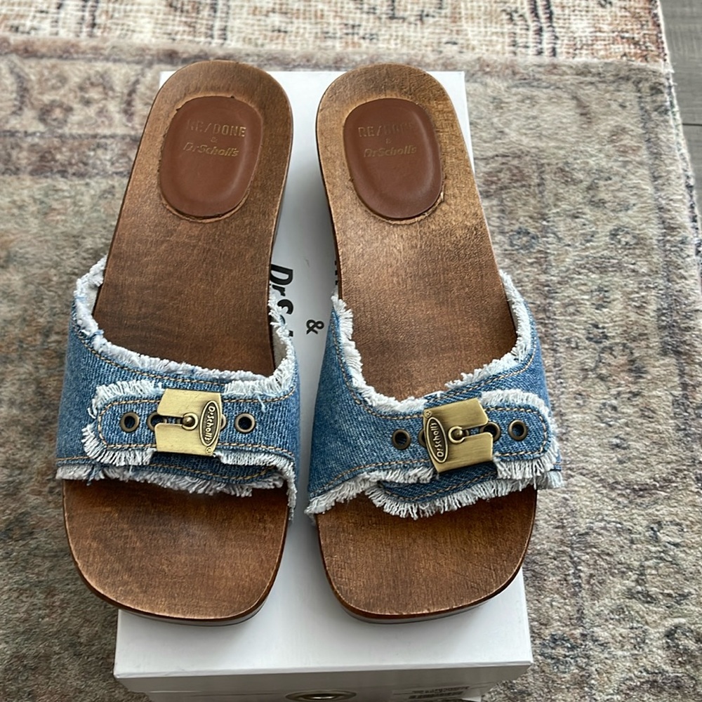 Re/Done dr scholl’s clog 38